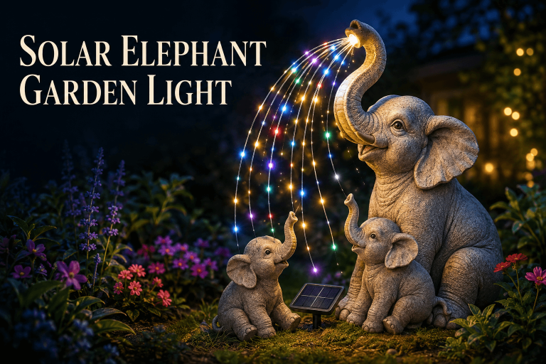 Solar Elephant Garden Light: A Magical Addition to Your Outdoor Space